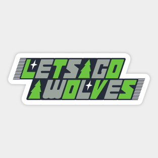 '22 LET'S GO WOLVES Sticker